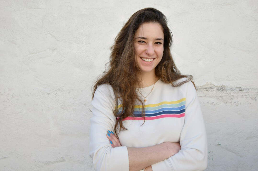 confident person smiling